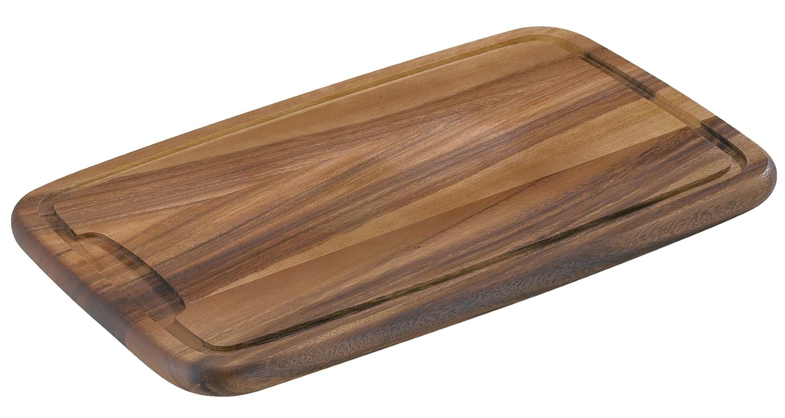 055139 Akátové dranžírovací prkénko o rozměru 42x27,5x2 cm s drážkou  Zassenhaus (3)